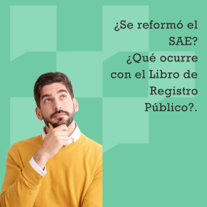Modificaciones al procedimiento de regularización en SAE